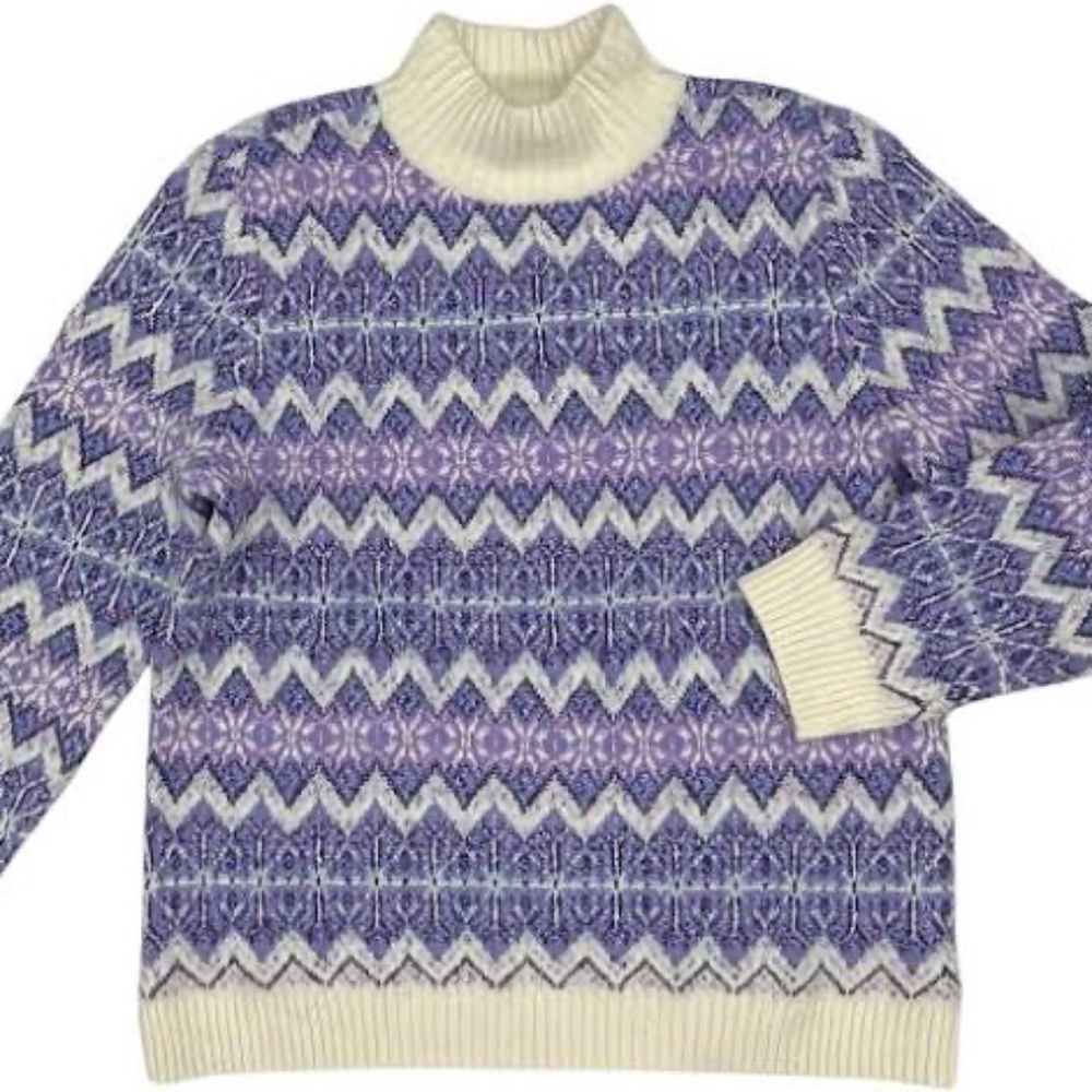 Talbots Fairisle sweater- like new- size M